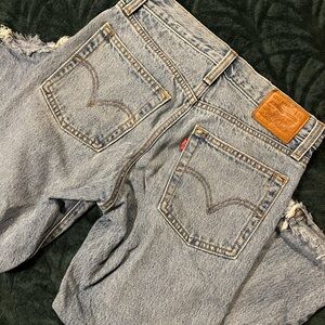 Levi's Light Blue Wedgie High-Rise Jeans